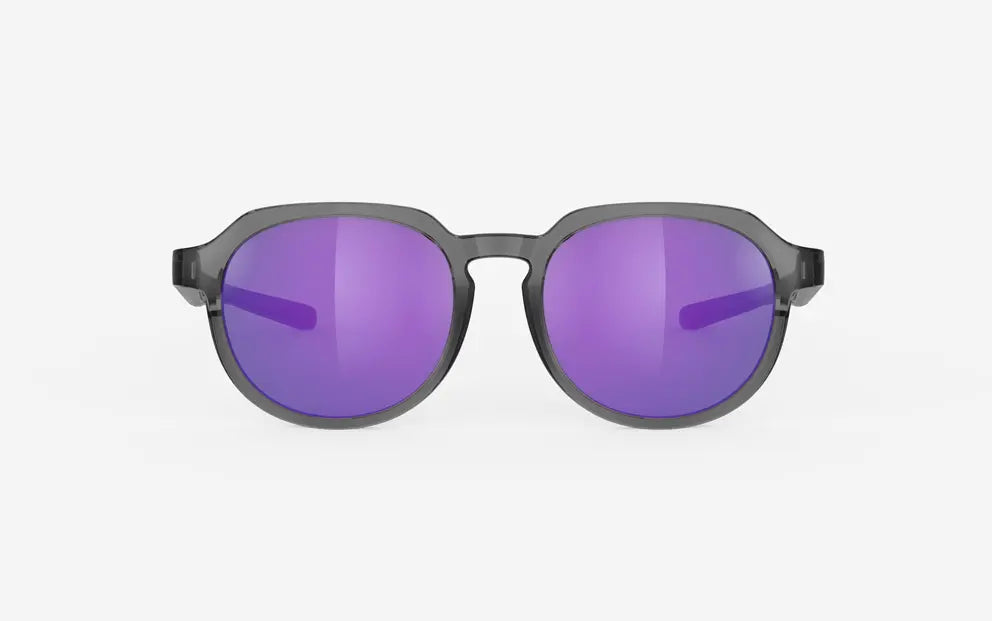 Rudy Project Glamshady sunglasses in ash with purple mirror lenses