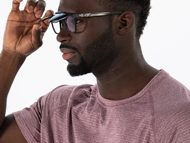 Person wearing Rudy Project Inkas sports eyewear