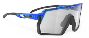 Crystal Blue frame/ImpactX Photochromic 2 Laser Black (light changing) lenses