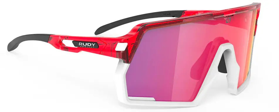 Rudy Project Kelion sunglasses in red with red mirror lenses