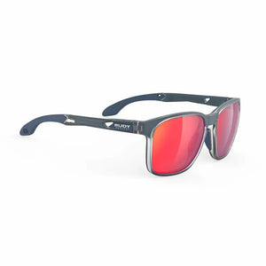Ice Blue Metal frame/Multilaser Red lenses
