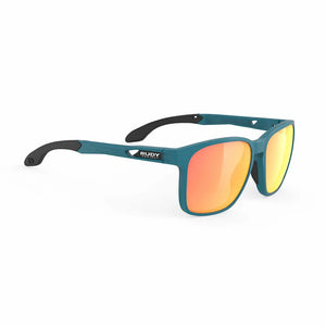 Teal Matte frame/Multilaser Orange lenses
