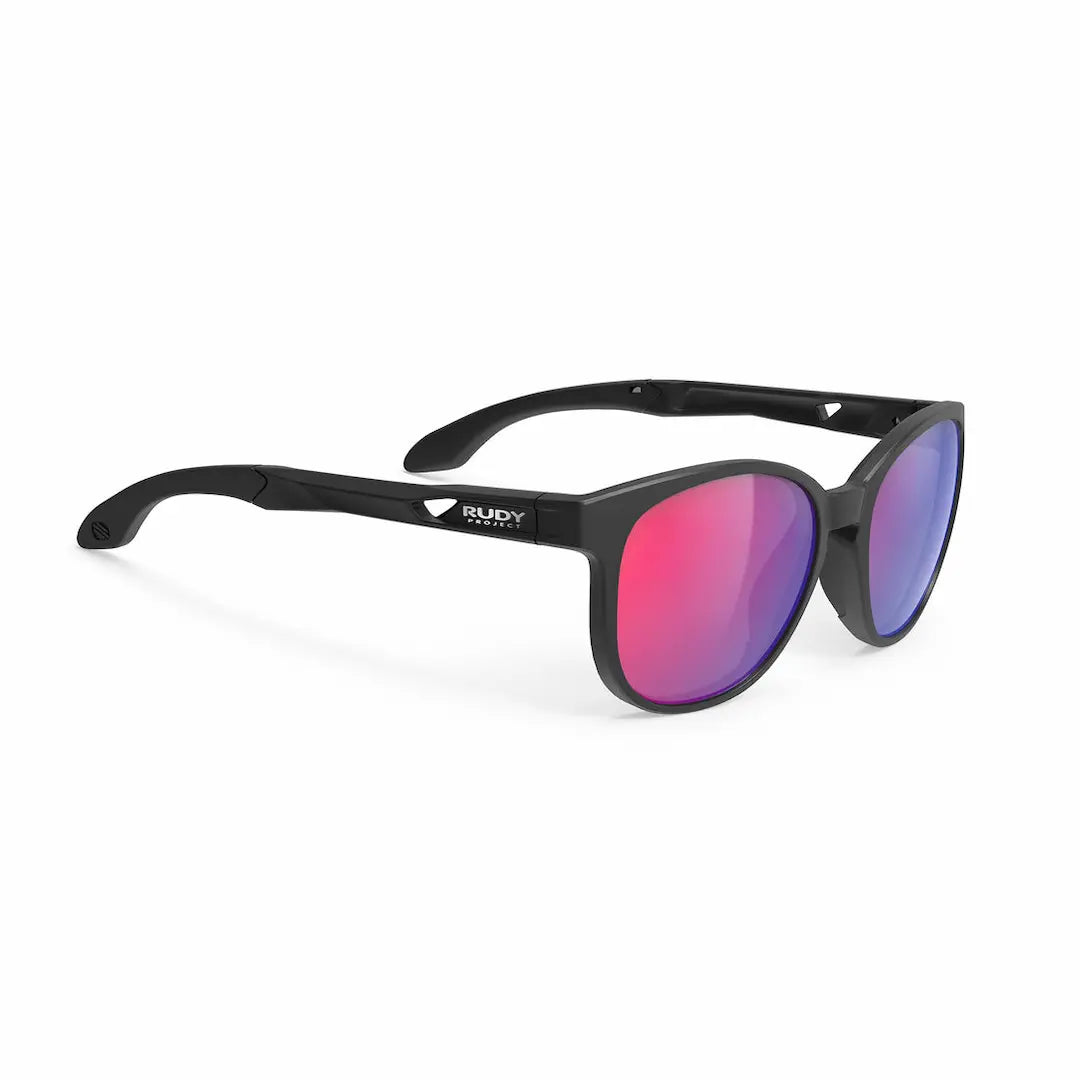 Rudy Project Lightflow B sunglasses in Black with polarized mirror lenses