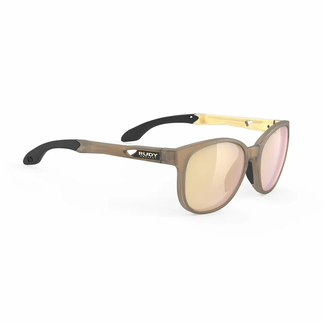 Rudy Project Lightflow B sunglasses in Gold with gold mirror