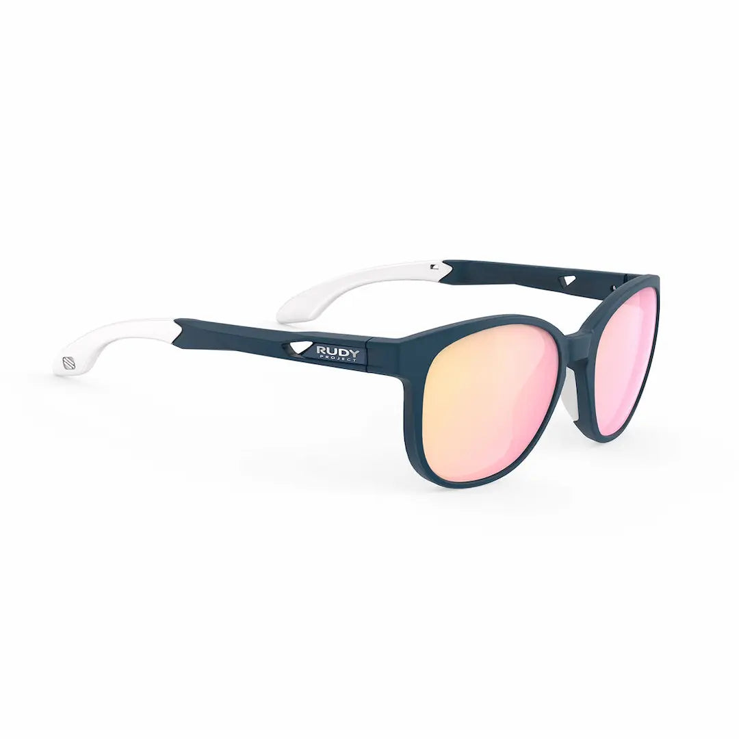 Rudy Project Lightflow B sunglasses in Navy with mirrored lenses