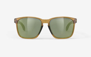 Crystal Butterscotch Gloss frame/Laser Green lenses