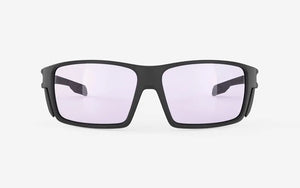 Matte Black frame/ImpactX Photochromic 2 (light changing) Laser Purple (golf/pickleball)