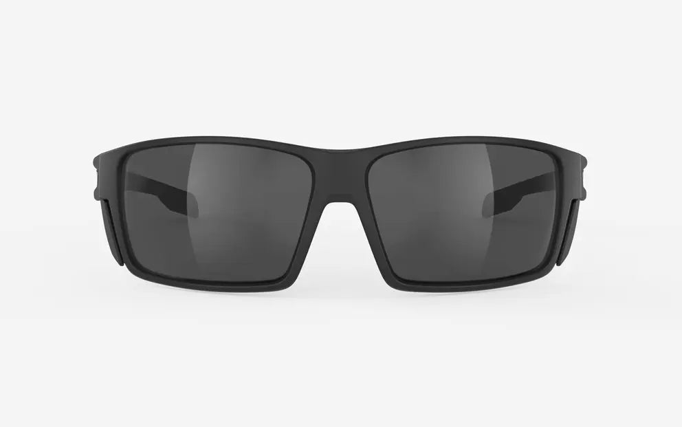 Rudy Project Nyad sunglasses in black with smoke lenses tactical version