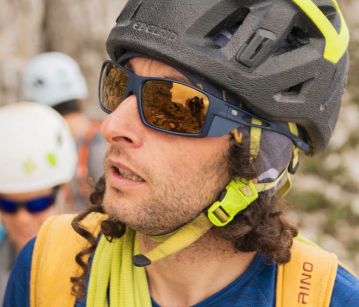 Person wearing Rudy Project Nyad sunglasses