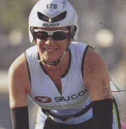 Cyclist wearing Rudy Project Rydon sunglasses