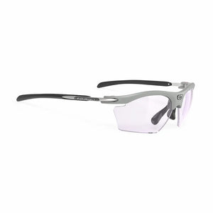 Light Grey Matte frame/ImpactX2 Photochromic Laser Purple Golf/Pickleball  (light changing) lenses