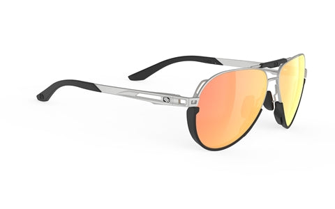 Rudy Project Skytrail sunglasses Aluminum Matte/Multilaser Orange