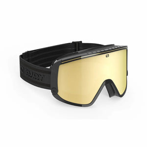 Black Gloss goggle/Multilaser Gold lenses
