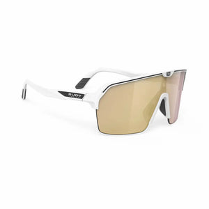 White Matte frame/Multilaser Gold lenses