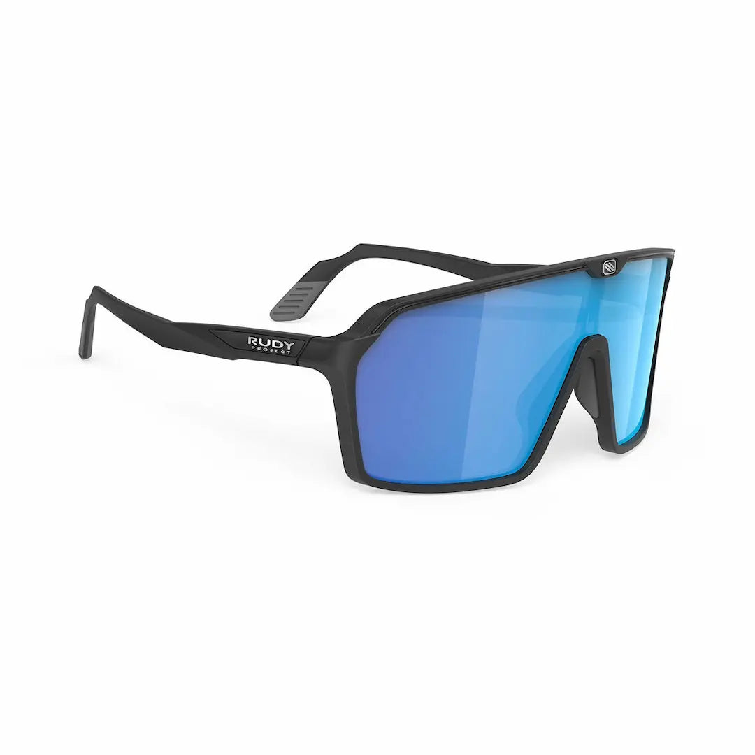 Rudy Project Spinshield sunglasses in Black with blue mirror
