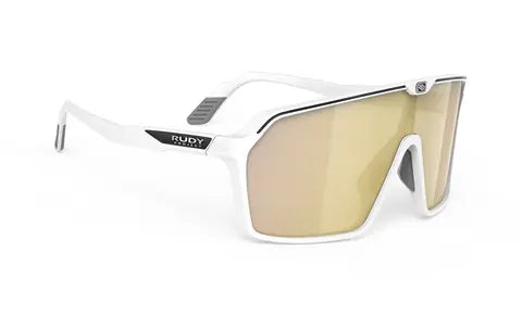 Rudy Project Spinshield Sunglasses White Matte/ML Gold