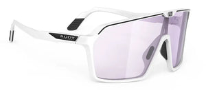 White Matte frame/ImpactX Photochromic 2 Laser Purple (light changing) lenses (golf/pickleball)
