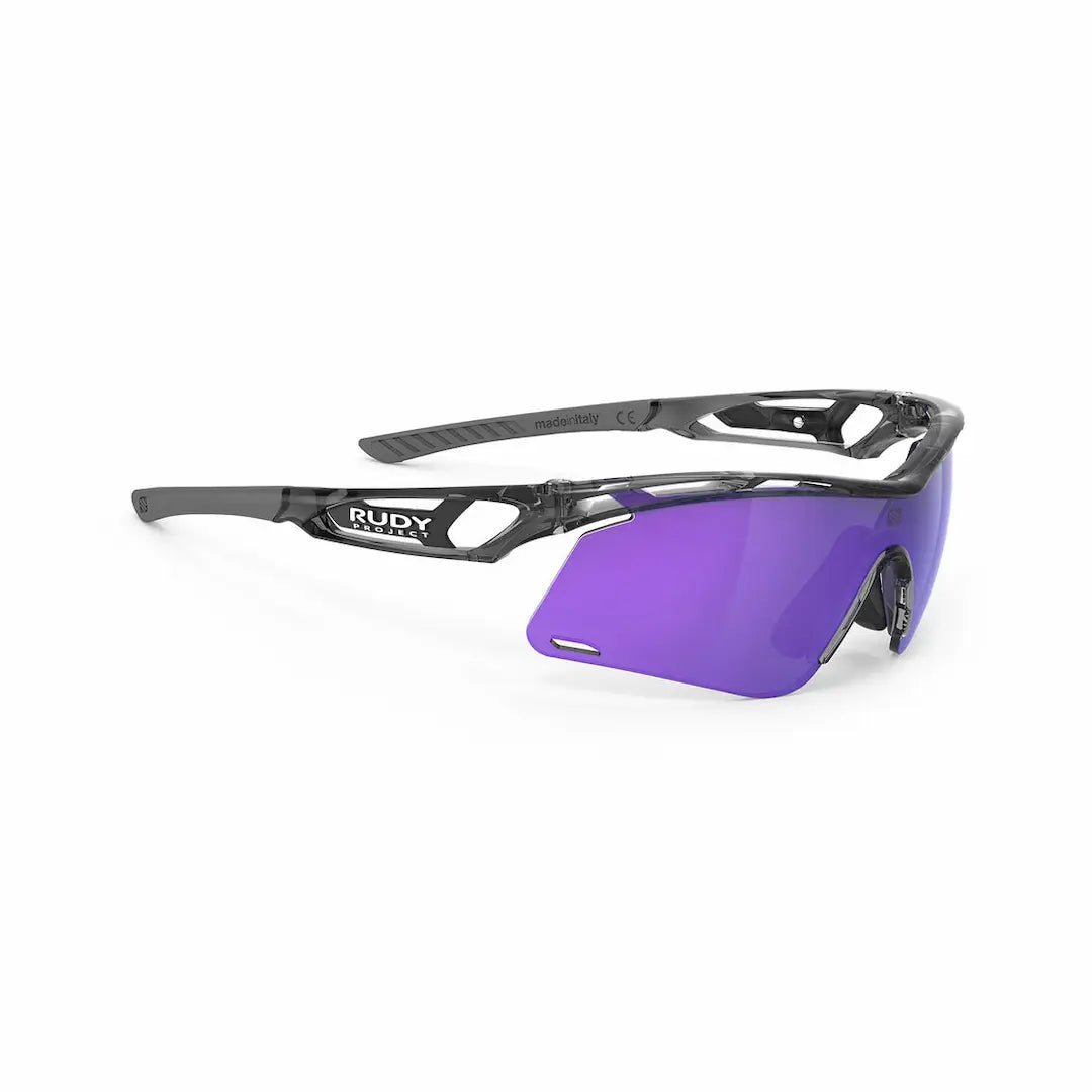 Rudy Project Tralyx+ Slim sunglasses in ash with violet mirror lenses