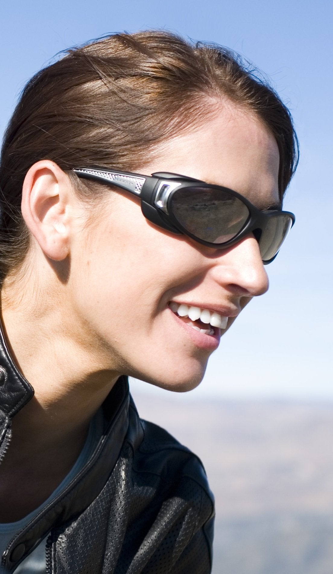Woman wearing Chopper Sunglasses