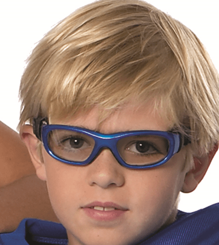 Boy wearing Maxx 21 sports goggles