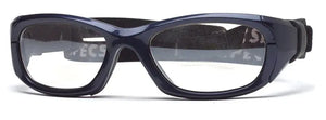 Shiny Navy frame/Clear Silver lenses