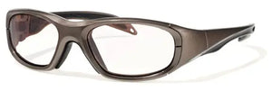 Shiny Gray-Black frame/Clear Silver lenses (sale) Sz 48 only