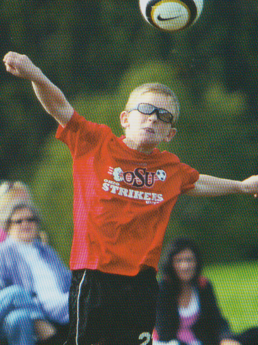 Boy wearing Morpheus 1 Sports Glasses