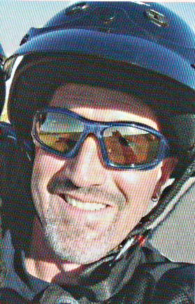 Man wearing Trailblazer sunglasses