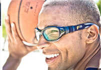 Person wearing Liberty Sport Slam XL Goggle