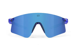 Crystal Blue Green Fluo Gloss Frame/ Multilaser blue lens