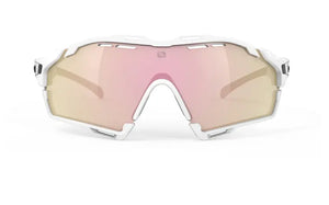 White Gloss Frame/ Multilaser Rose Gold Lens