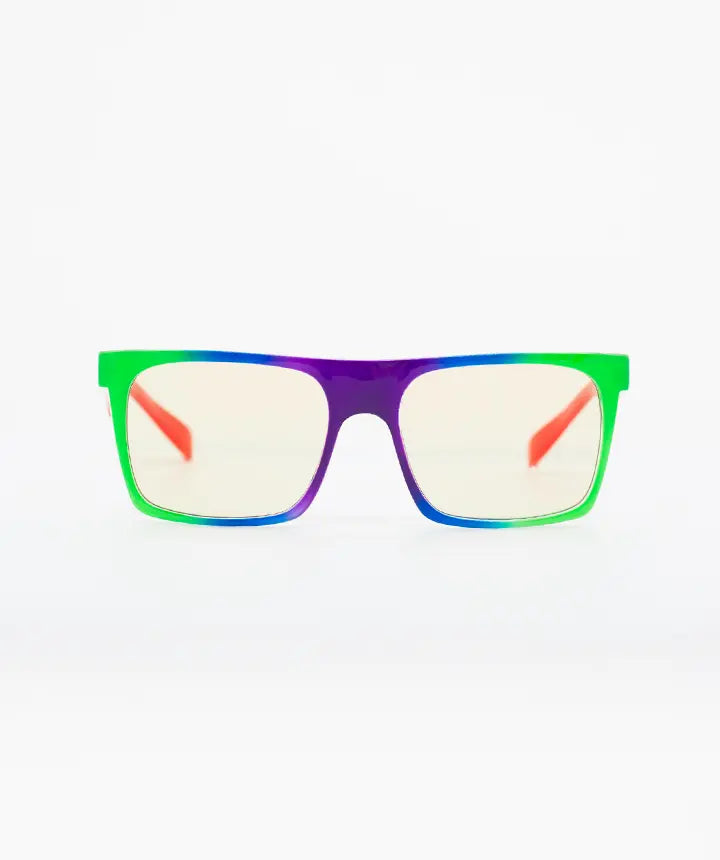 Dink Sanibel pickleball sunglasses in rainbow purple