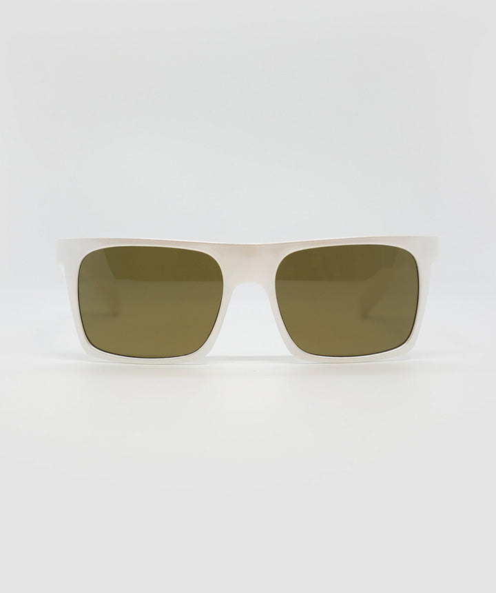 Dink Sanibel White/Brown Polarized
