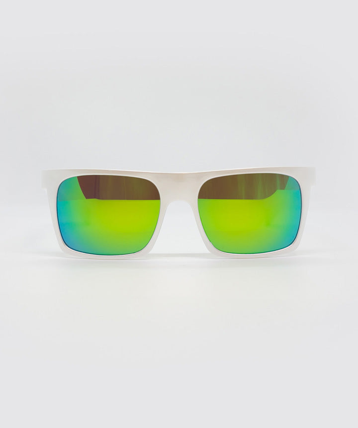Dink Sanibel White/Green Polarized