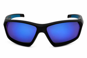 Black-Blue frame/Gray Polarized with Blue Mirror lenses