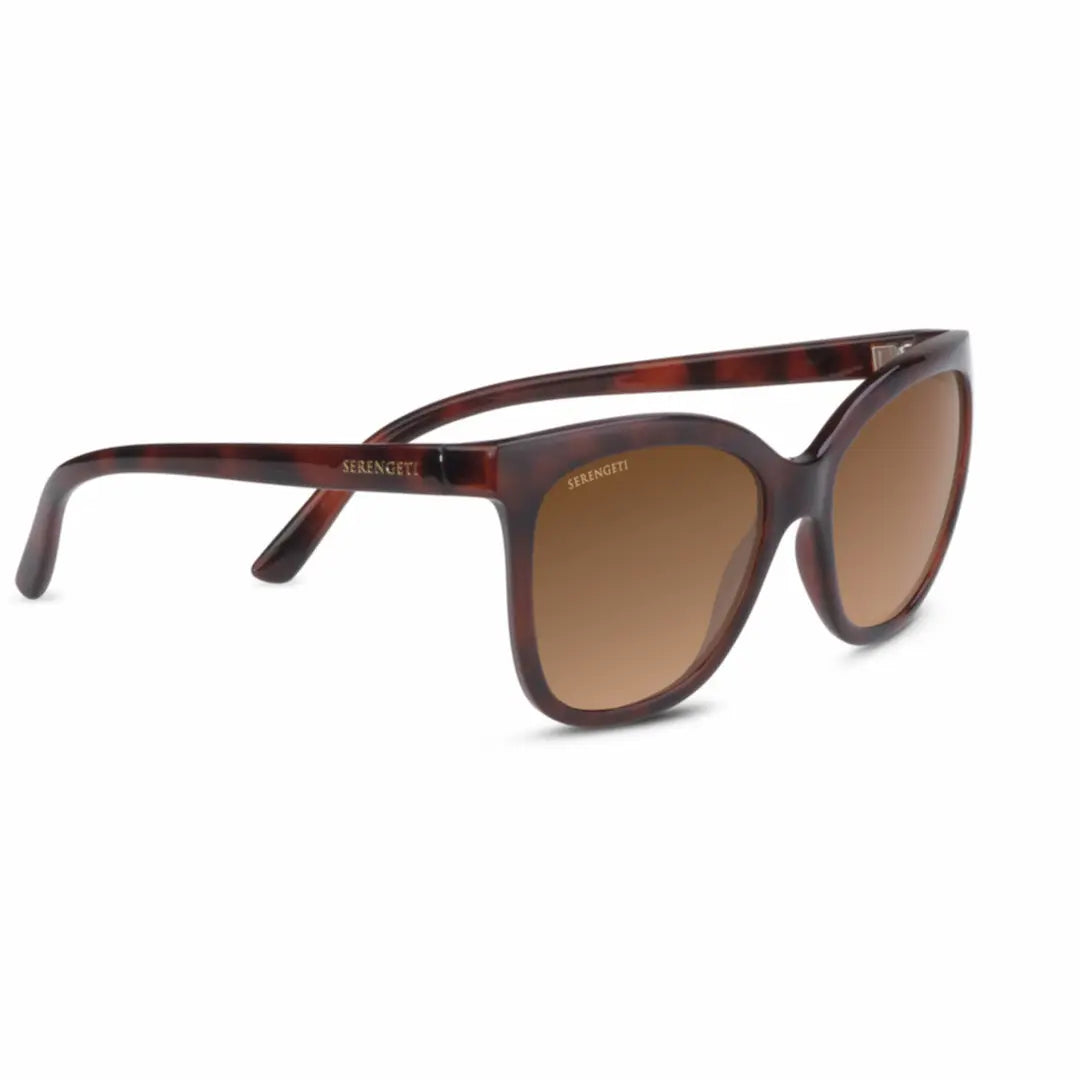 Serengeti Agata sunglasses in Red Tortoise with Polarized Drivers Gradient lenses