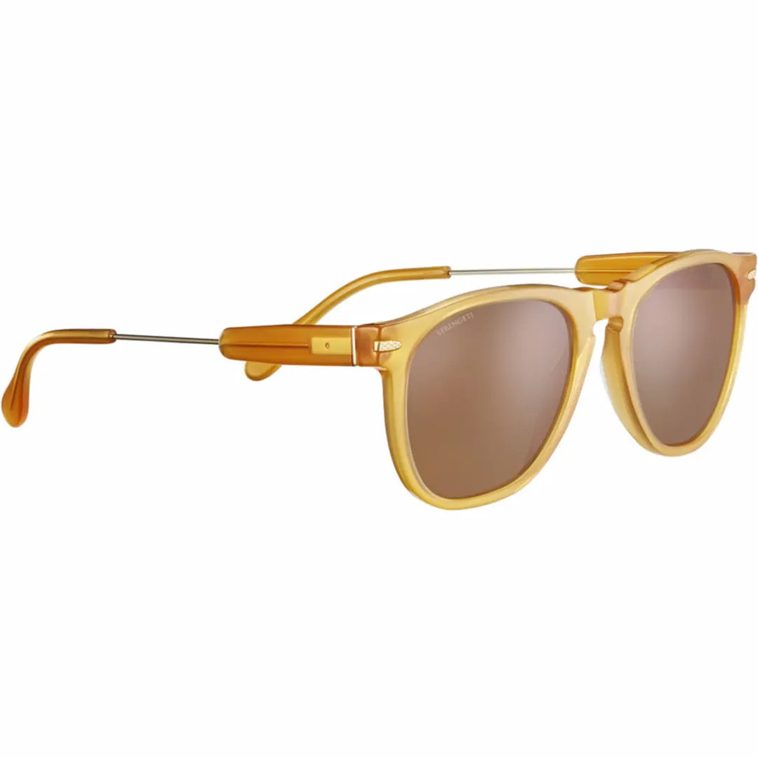 Serengeti Amboy sunglasses in Honey with Polarized Drivers glass lenses