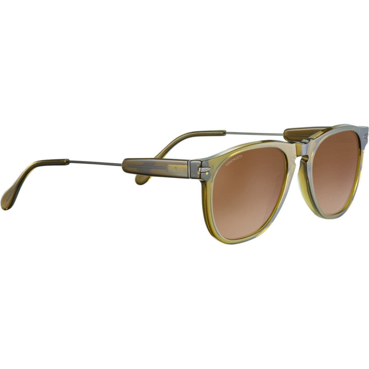 Serengeti Amboy Olive Translucide/Polarized Drivers 