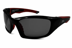 Black-Red frame/Gray Polarized lenses