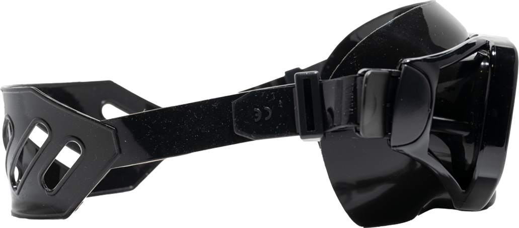 SeaVision 2100 Black Skirt with Black Accent and Clear Lenses