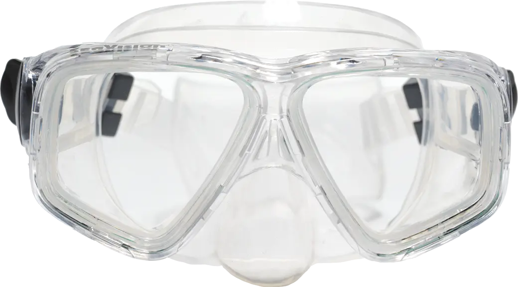 SeaVision 2100 Dive Mask Clear Skirt with Clear Accent and Clear Lenses