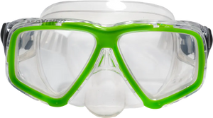 Clear Skirt/Green Accent