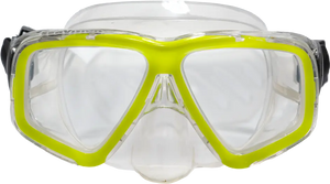 Clear Skirt/Yellow Accent