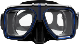 Black Skirt/Ice Blue Accent