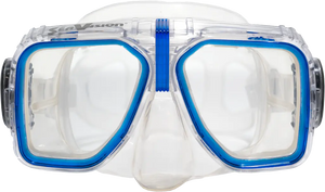 Clear Skirt/Ice Blue Accent