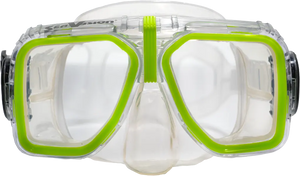 Clear Skirt/Green Accent