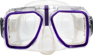 Clear Skirt/Purple Accent