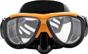 Black Skirt/Orange Accent