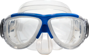 Clear Skirt/Blue Accent