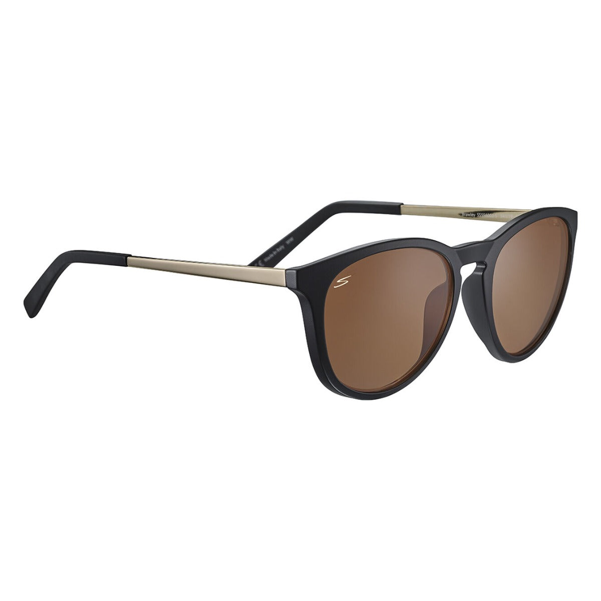 Serengeti Brawley Matte Black/Polarized Drivers